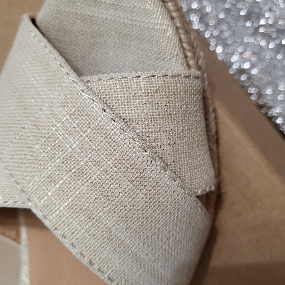 Lucky Brand Cream Tan Espadrilles with Cushioned Straps - Picture 3 of 9
